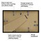 Americanflat 7x12 Mini Instant Photo Collage Picture Frame with 3 Openings for 2.1x3.4 Photos - Double White Mat - Instax Mini Photo Frame - Shatter Resistant Glass - Hanging Hardware with Easel - Black